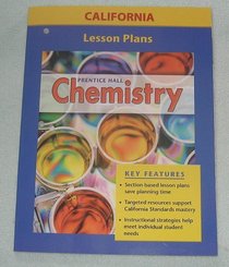 Prentice Hall Chemistry Lesson Plans for California