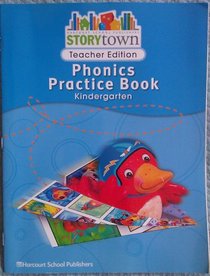 Phonics Practice Book, Kindergarten, Teacher Edition