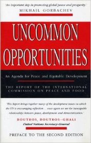 Uncommon Opportunities : An Agenda for Peace and Equitable Development