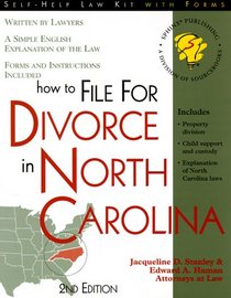 How to File for Divorce in North Carolina : With Forms (Legal Survival Guides)