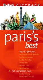 Fodor's Citypack Paris's Best, 5th Edition