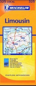 Michelin Creuse, Haute-Vienne: Includes Plans for Gueret, Limoges (Michelin Local France Maps) (French Edition)