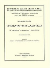 Commentationes geometricae 1st part (Leonhard Euler, Opera Omnia / Opera mathematica) (Latin Edition) (Vol 26)