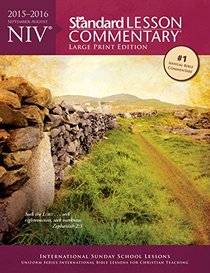 NIV Standard Lesson Commentary Large Print Edition 2015-2016