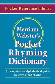 Merriam-Webster's Pocket Rhyming Dictionary (Pocket Reference Library)