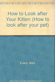 How to Look after Your Kitten (How to look after your pet)