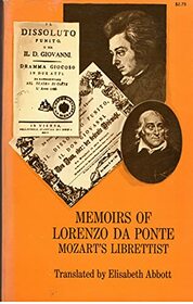 Memoirs of Lorenzo Da Ponte.