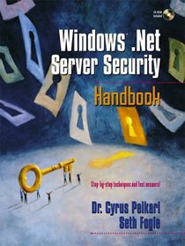 Windows .Net Server Security Handbook (With CD-ROM)