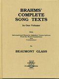 Brahms' Complete Song Texts