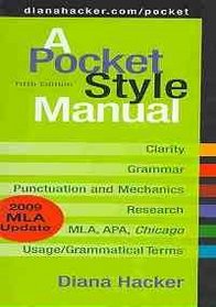 Pocket Style Manual 5e with 2009 MLA Update & MLA Quick Reference Card