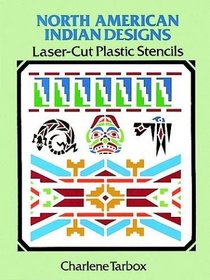 North American Indian Designs Laser-Cut Plastic Stencils