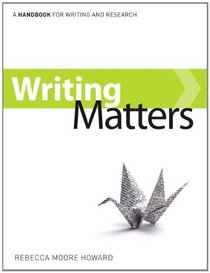 Writing Matters, tabbed (comb-bound)