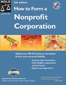 How to Form a Nonprofit Corporation (5th Edition)