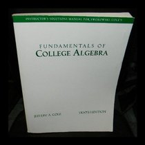 Instructor's Solutions Manual for Swokowski/Cole's Fundamentals of College Algebra