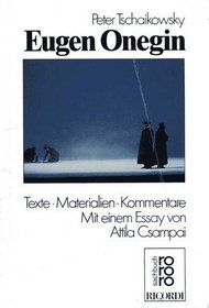 Eugen Onegin: Texte, Materialien, Kommentare (Rororo Opernbucher) (German Edition)