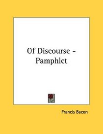 Of Discourse - Pamphlet