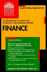 Finance (Barron's Business Review Series)