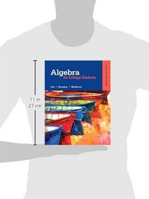 Algebra for College Students (8th Edition)