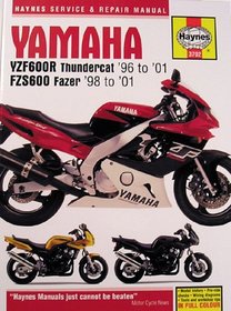 Haynes Repair Manual: Yamaha YZF600R Thundercat 1996-2001 FZS600 Fazer 1998-2001