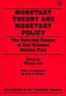 Monetary Theory and Monetary Policy (Economists of the Twentieth Century)