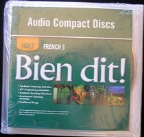 HOLT French 3 Bien Dit! Audio Compact Discs CD's