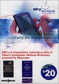 ABCLabData, Taber's: ABC's of Interpretive Laboratory Data + Taber's Medical Dictionary for PDA Palm OS,  9 MB Free Space Required Windows CE/Pocket PC: 14 MB Free Space R