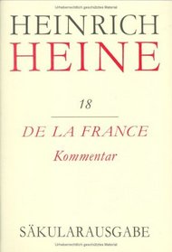 De La France - Kommentar (Saekularausgabe: Werke, Briefwechsel, Lebenszeugnisse) (French and German Edition)