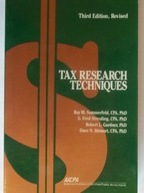 Tax Research Techniques (Studies in Federal Taxation, 5)