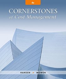 Cornerstones of Cost Management (Cornerstones Series)
