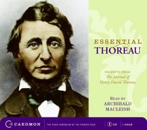 Essential Thoreau CD: Excerpts From the Journal of Henry David Thoreau
