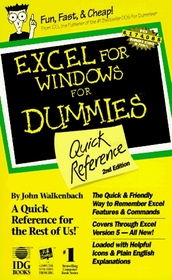 Excel for Windows for Dummies Quick Reference