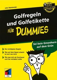 Golfregeln Und Golfetikette Fur Dummies (German Edition)