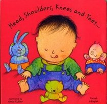 Head, Shoulders, Knees and Toes in Turkish and 'English (Board Books) (English and Turkish Edition)