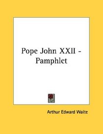 Pope John XXII - Pamphlet