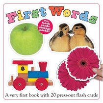 First Words Flash Card Book (Flash Cards and Book Set)