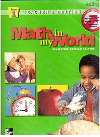 Math in My World: Developing Problem Solvers Teacher's Edition (Grade 2 Volume 1)