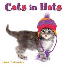 Cats in Hats 2010 Mini Wall Calendar (Calendar)