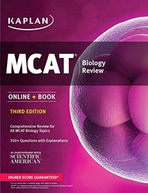 MCAT Biology Review: Online + Book (Kaplan Test Prep)