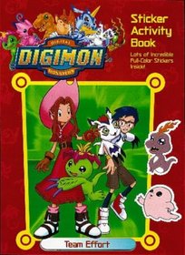Digimon Sticker Activity Book: Team Effort (Digimon Sticker Activity Book)