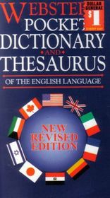 Websters  Two In One Pocket Dictionary Thesaurus