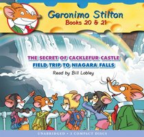 Geronimo Stilton: Books #22 and #24: The Secret of Cacklefur Castle, and Field Trip to Niagra Falls - Audio Library Edition