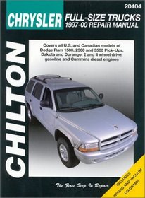 Dodge Pick-ups, 1997-00 (Chilton's Total Car Care Repair Manual)