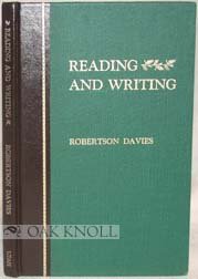 Reading and Writing (Tanner Lectures on Human Values, Vol 13)