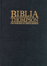 8660I Biblia de Referencia Thompson Piel Negro ndice