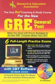 GRE General CBT w/ CD-ROM (REA) - The Best Test Prep for the GRE (Test Preps)