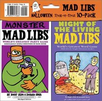 Mad libs halloween 10-pack