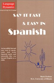 Say It Fast & Easy In Spanish (8 CDs, Text)