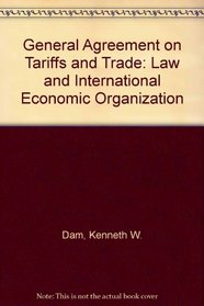 The Gatt: Law and International Economic Organization (Midway Reprint Series)