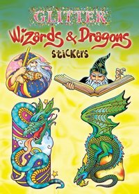 Glitter Wizards & Dragons Stickers (Glitter Sticker Books)