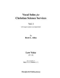Vocal Solos for Christian Science Services, Vol I, Low Voice